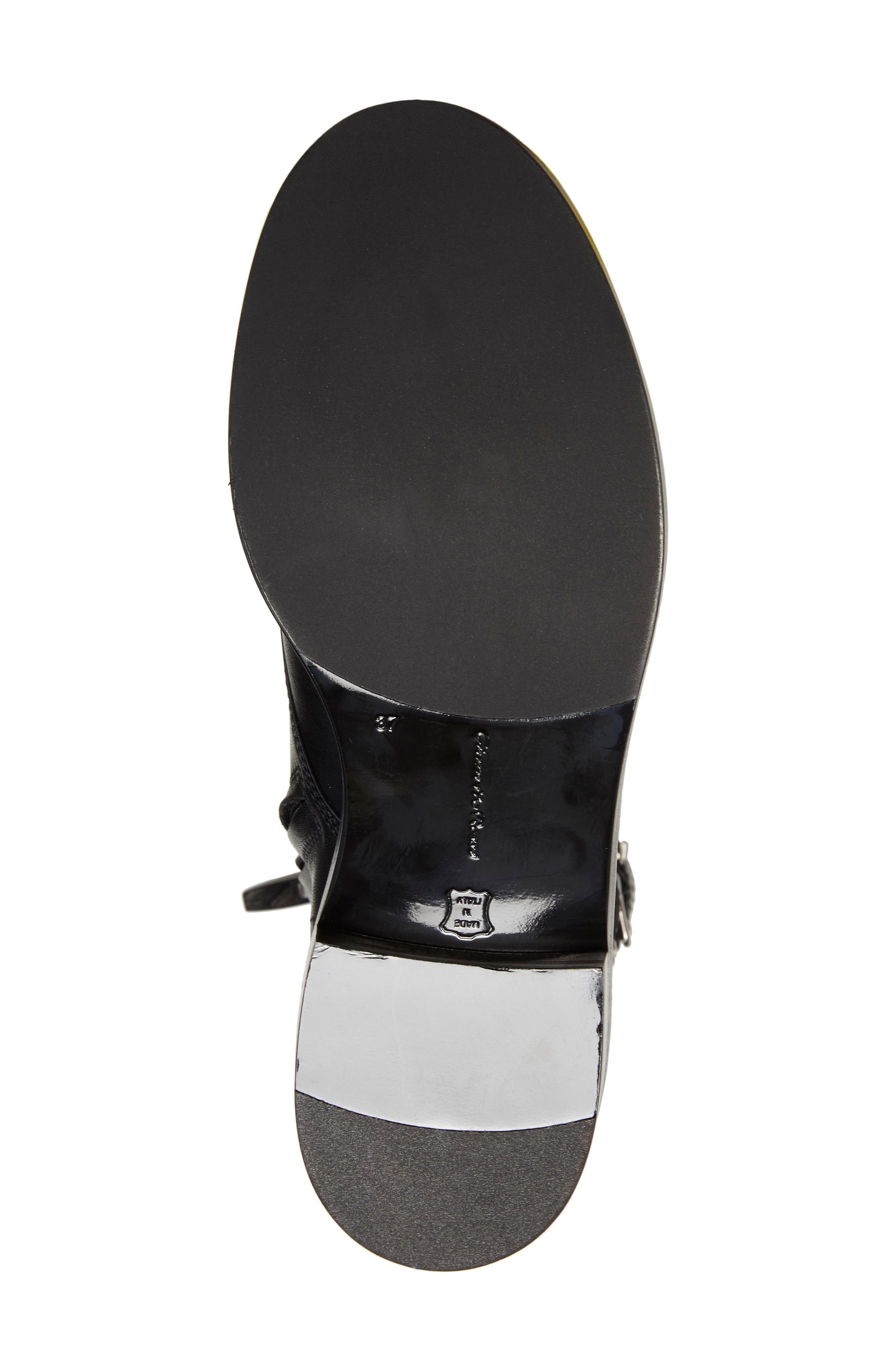 Gianvito Rossi Ankle Cuff Combat Boot, Alternate, color, 