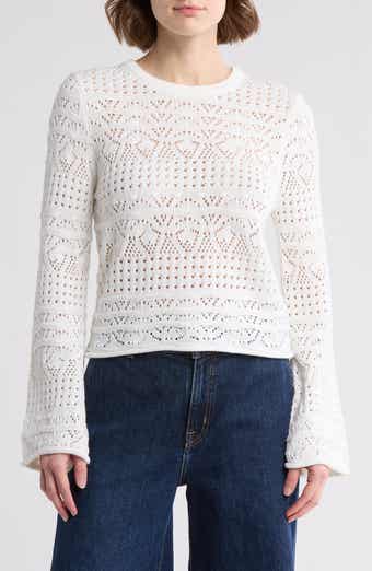 French Connection Open Bobble Knit Sweater