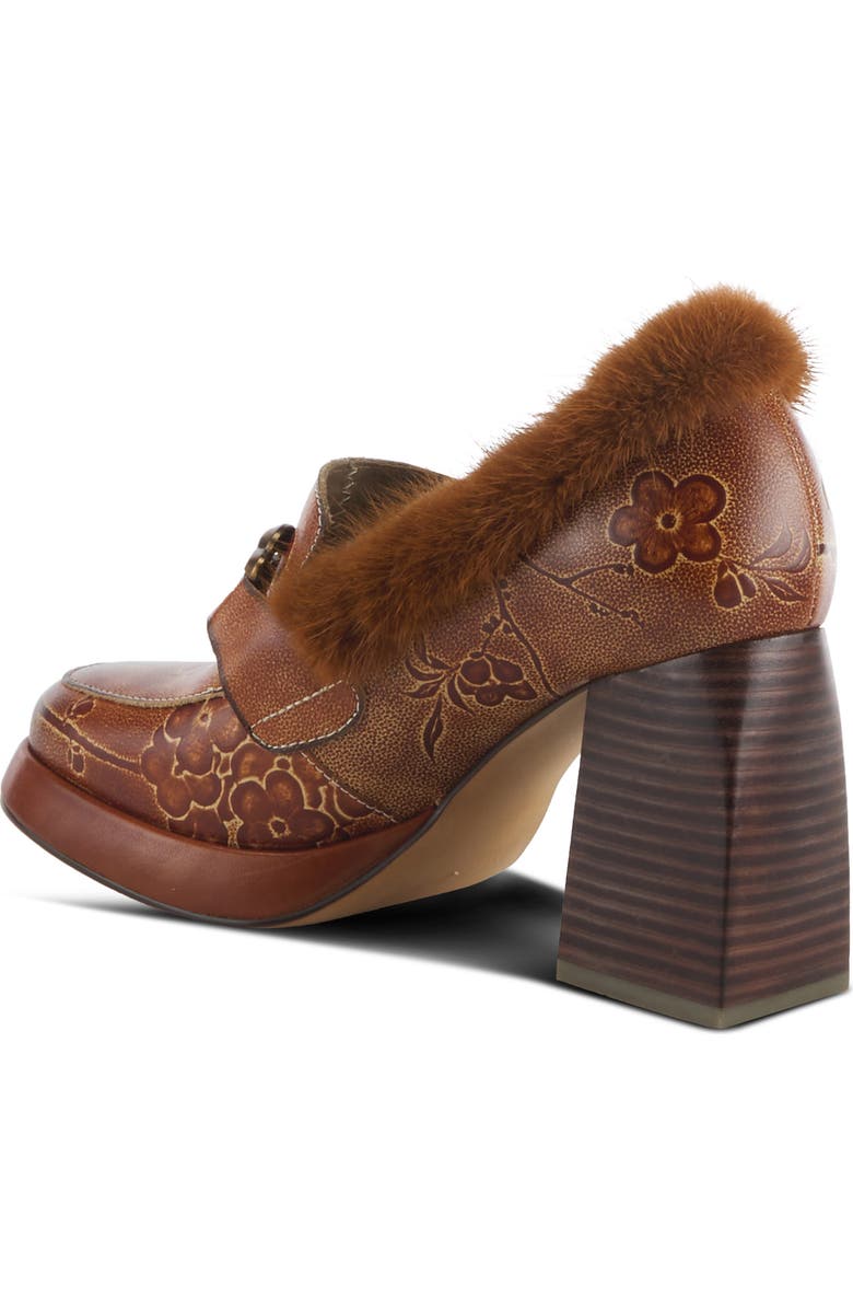 Spring Step Tancy Faux Fur Trim Loafer, Alternate, color,