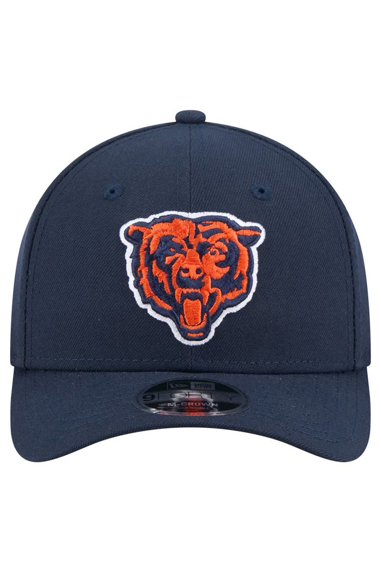 Men's New Era  Navy Chicago Bears Team Collection 9FORTY M-Crown Adjustable Hat, Alternate, color, Navy