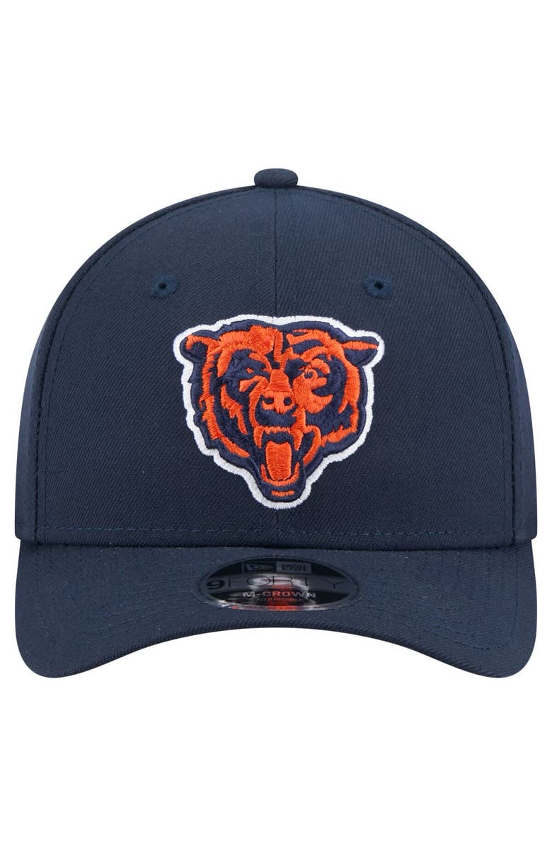 New Era Men's New Era  Navy Chicago Bears Team Collection 9FORTY M-Crown Adjustable Hat, Alternate, color, Navy