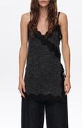 BIMBA Y LOLA Mohair Lace Trim Top