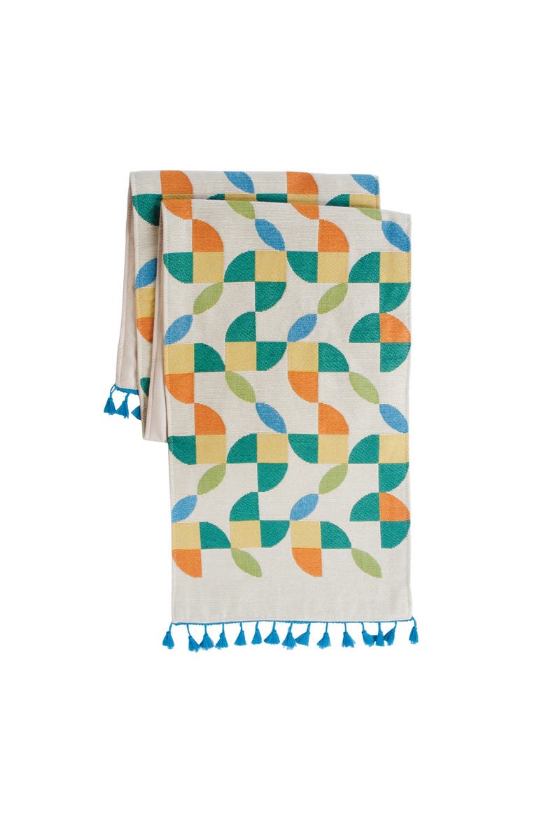 Abstract Petal Decorative Runner, Main, color, Multicolored