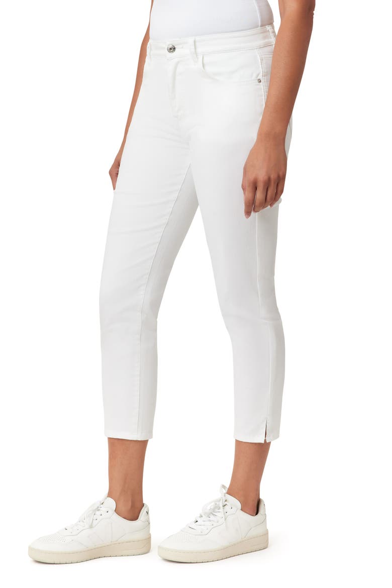 Belted Skinny Crop Jeans, Alternate, color, WINDERMERE WHITE FLORAL