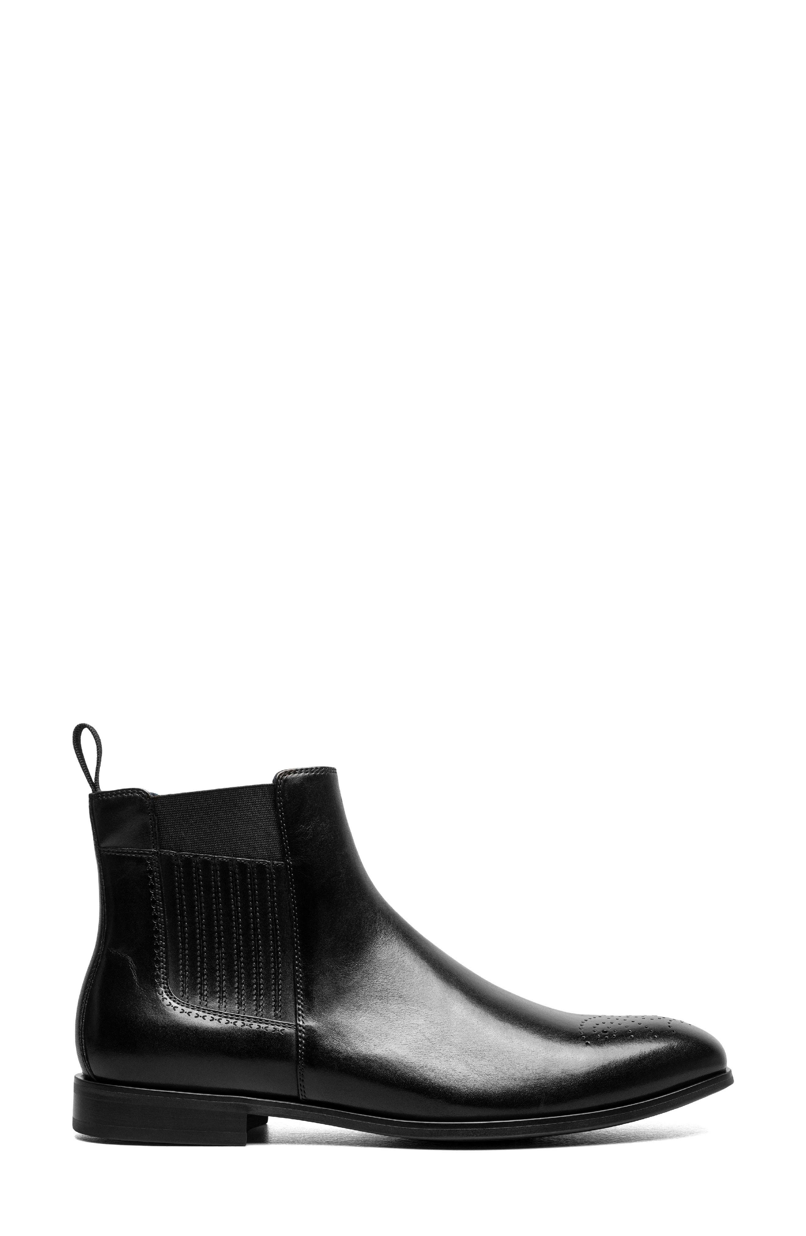 Stacy Adams Bradley Chelsea Boot, Alternate, color, Black