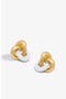 selected Gold / White Enamel