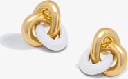 YOJ Seva Midi Face on Stud in Gold and White