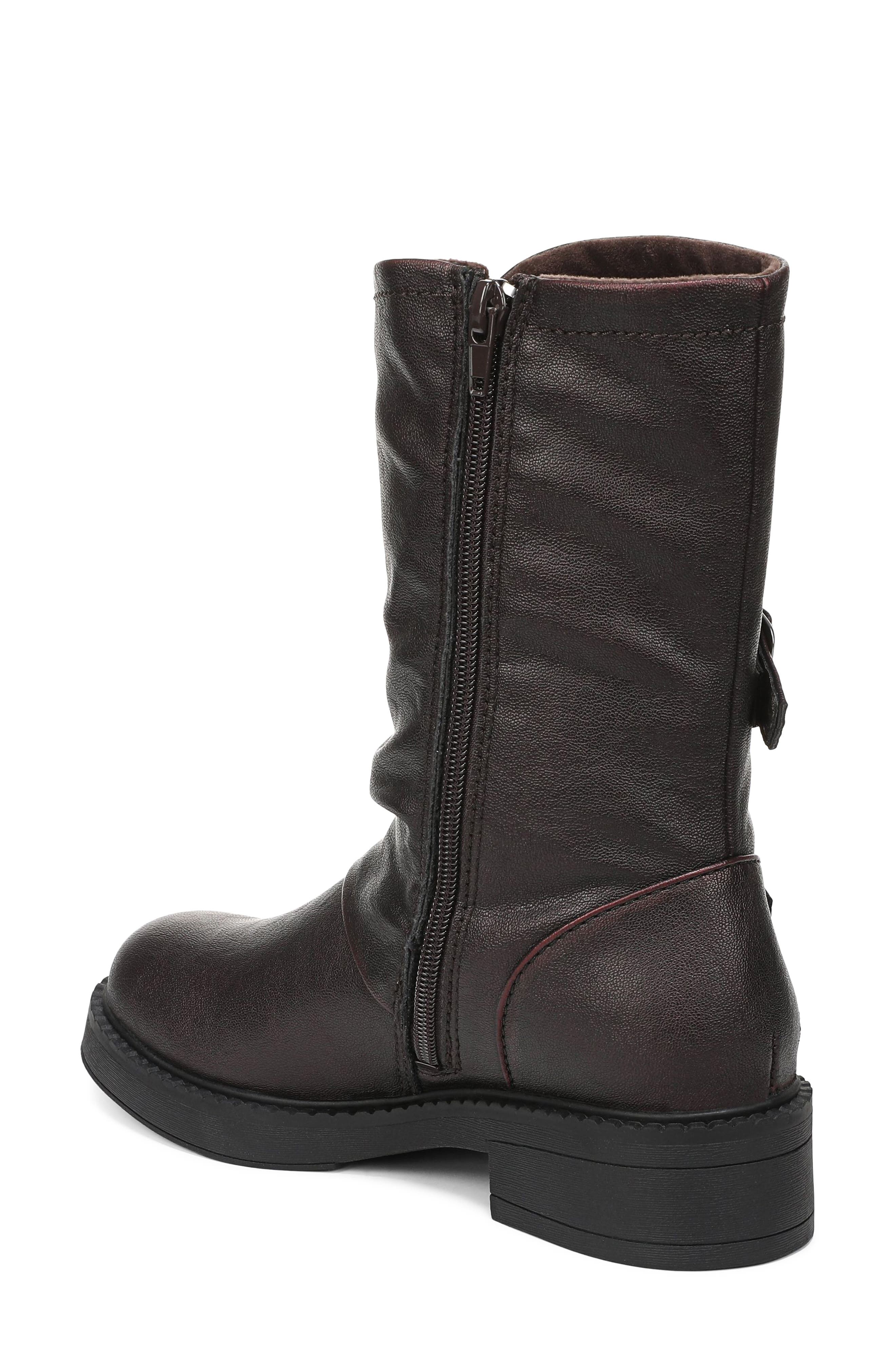 Venice 2 Faux Leather Boot, Alternate, color, WINE FAUX LEATHER