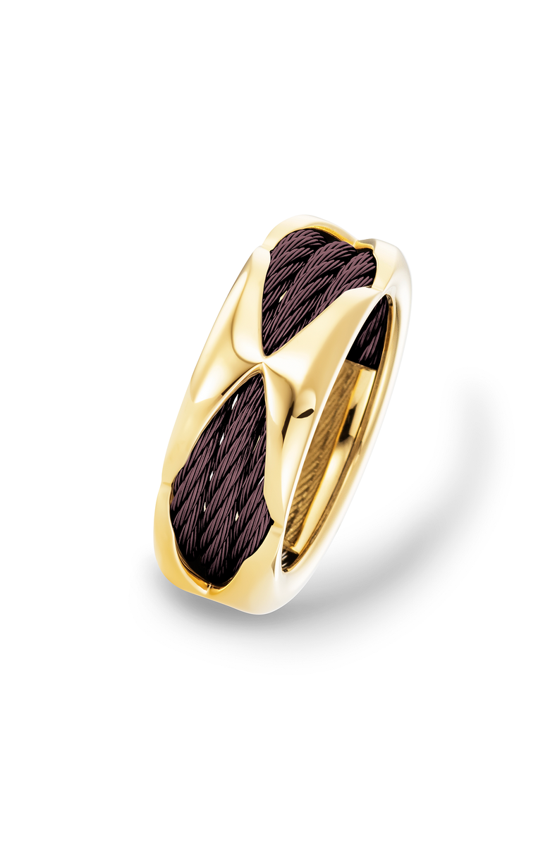 CHARRIOL Celtic Dream Ring, Main, color, Yellow Gold Pvd With Purple