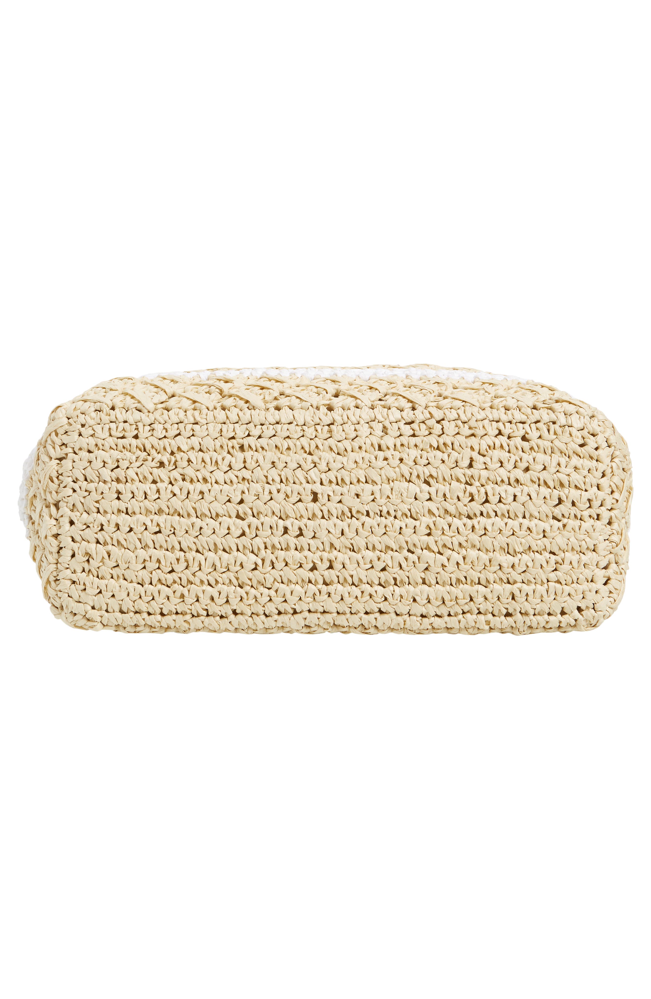 Celeste Straw Tote, Alternate, color, NATURAL WHITE