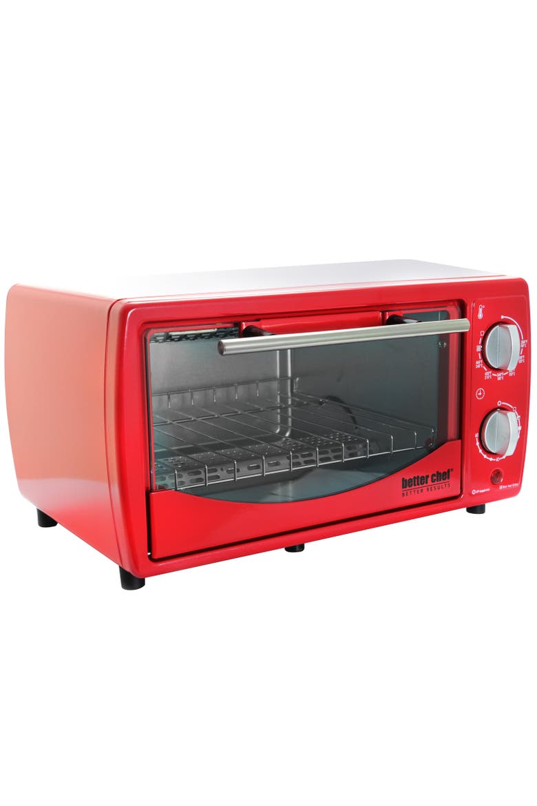 9 Liter Toaster Oven Broiler, Alternate, color, Red