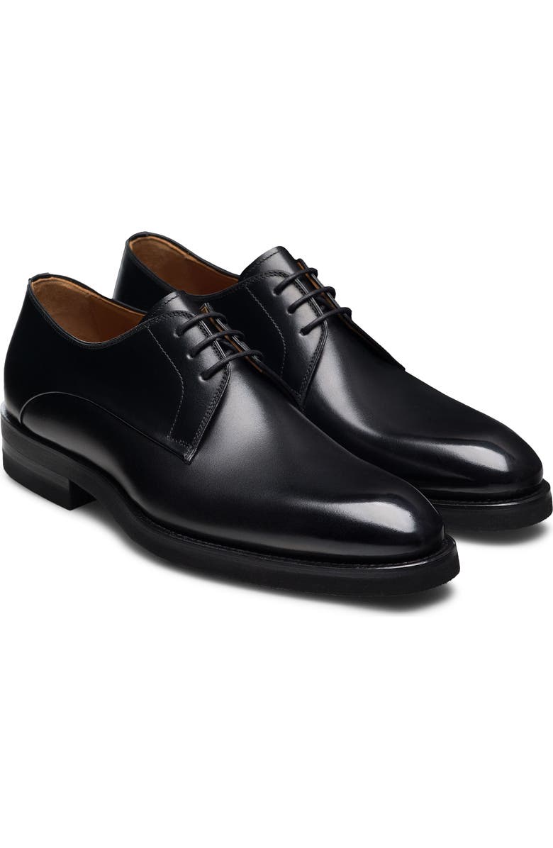 Magnanni Omero Leather Plain Toe Derby, Main, color,