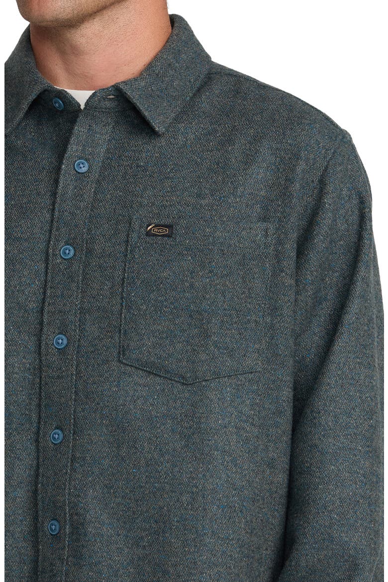 Dayshift Flannel Button-Up Shirt, Alternate, color, DUCK BLUE