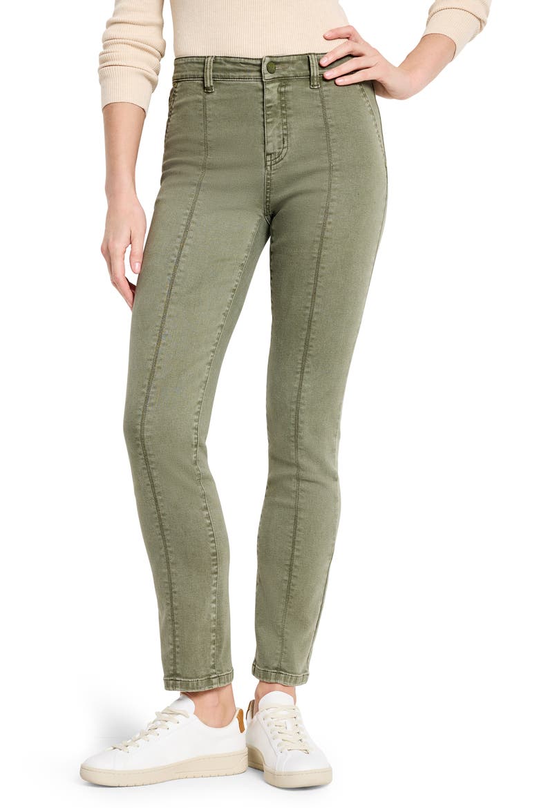 Carpenter Straight Ankle Jeans, Main, color, OLIVEWOOD