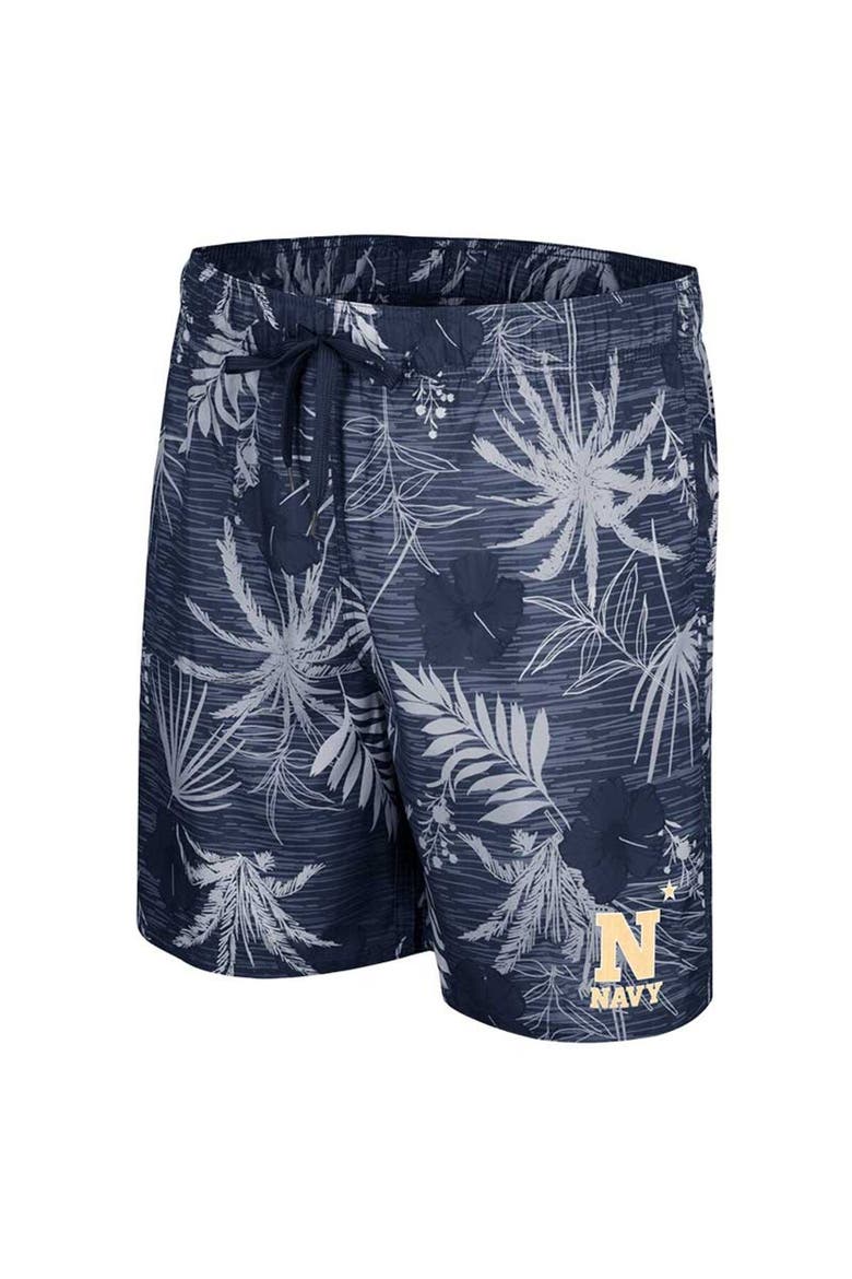 Men's Colosseum Navy Navy Midshipmen What Else is New Swim Shorts, Alternate, color, Navy