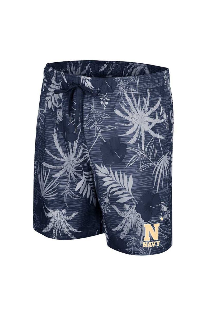 COLOSSEUM Men's Colosseum Navy Navy Midshipmen What Else is New Swim Shorts, Alternate, color,