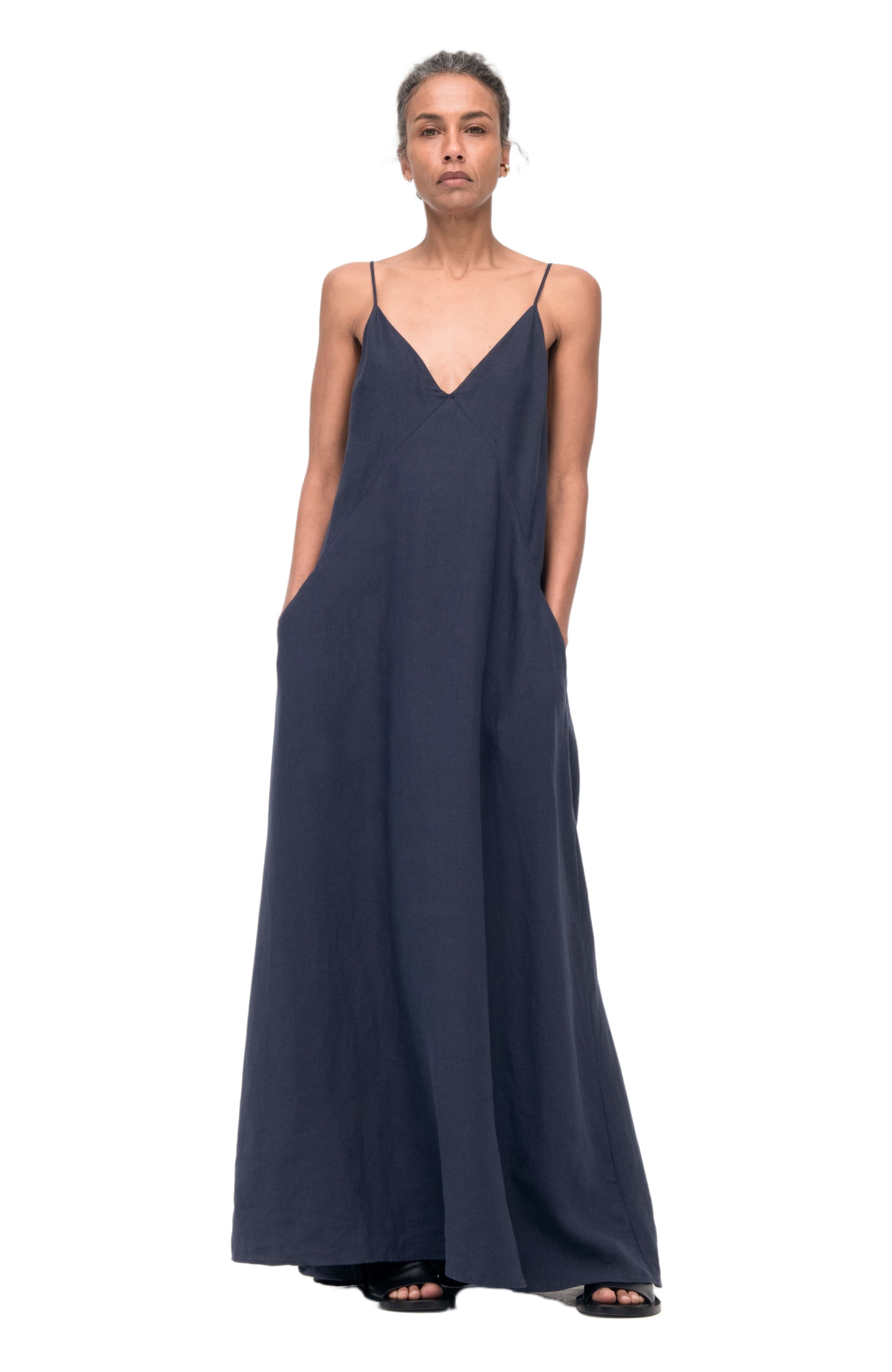 SEAMED SLIP DRESS - image 3