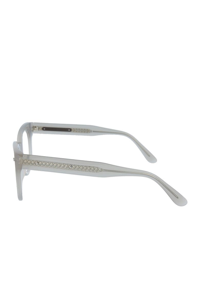 47mm Round Optical Frames, Main, color, GREY GREY TRANSPARENT