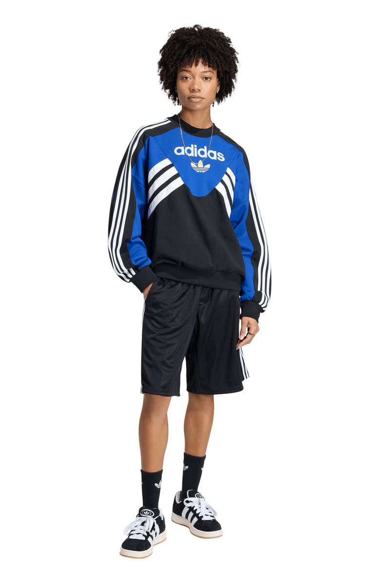 adidas Originals Cutline Logo Cotton Sweatshirt, Alternate, color,