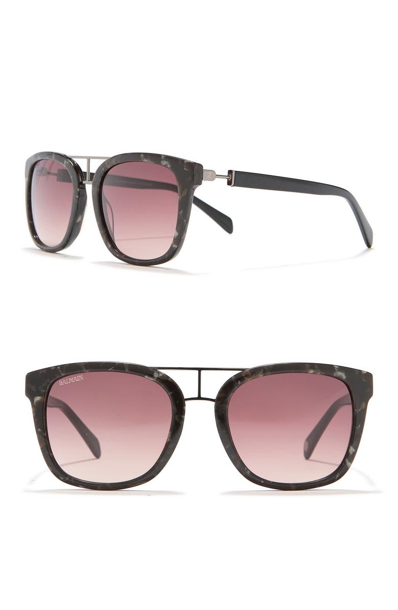Balmain 52mm Round Sunglasses, Main, color,