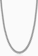 Oradina Mens In Command Cuban Chain in Sterling Silver