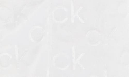 CALVIN KLEIN CALVIN KLEIN DEBOSSED FLUFFY ROBE