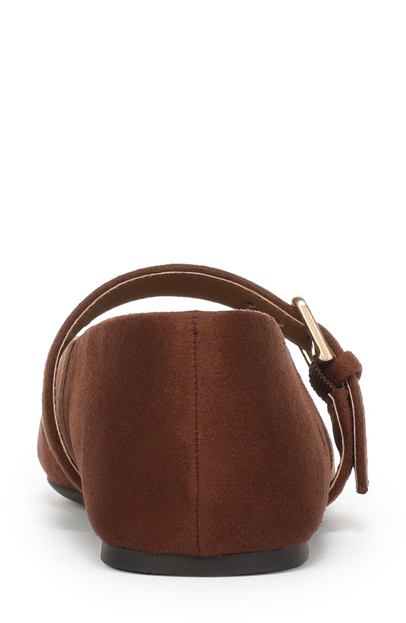 Teresa Faux Leather Mary Jane Flat, Alternate, color, BROWN MAGE