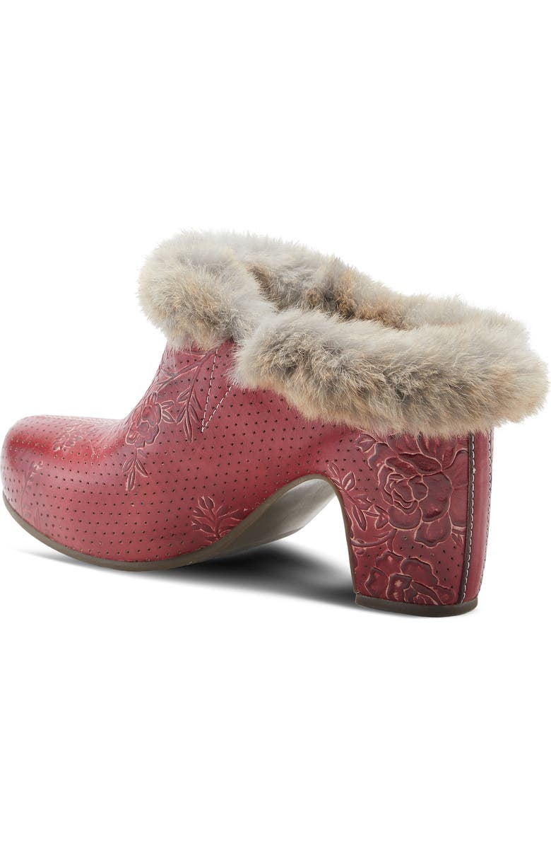 L'Artiste by Spring Step Janis Faux Fur Lined Clog, Alternate, color,