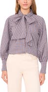 1.STATE Bow Neck Poplin Shirt