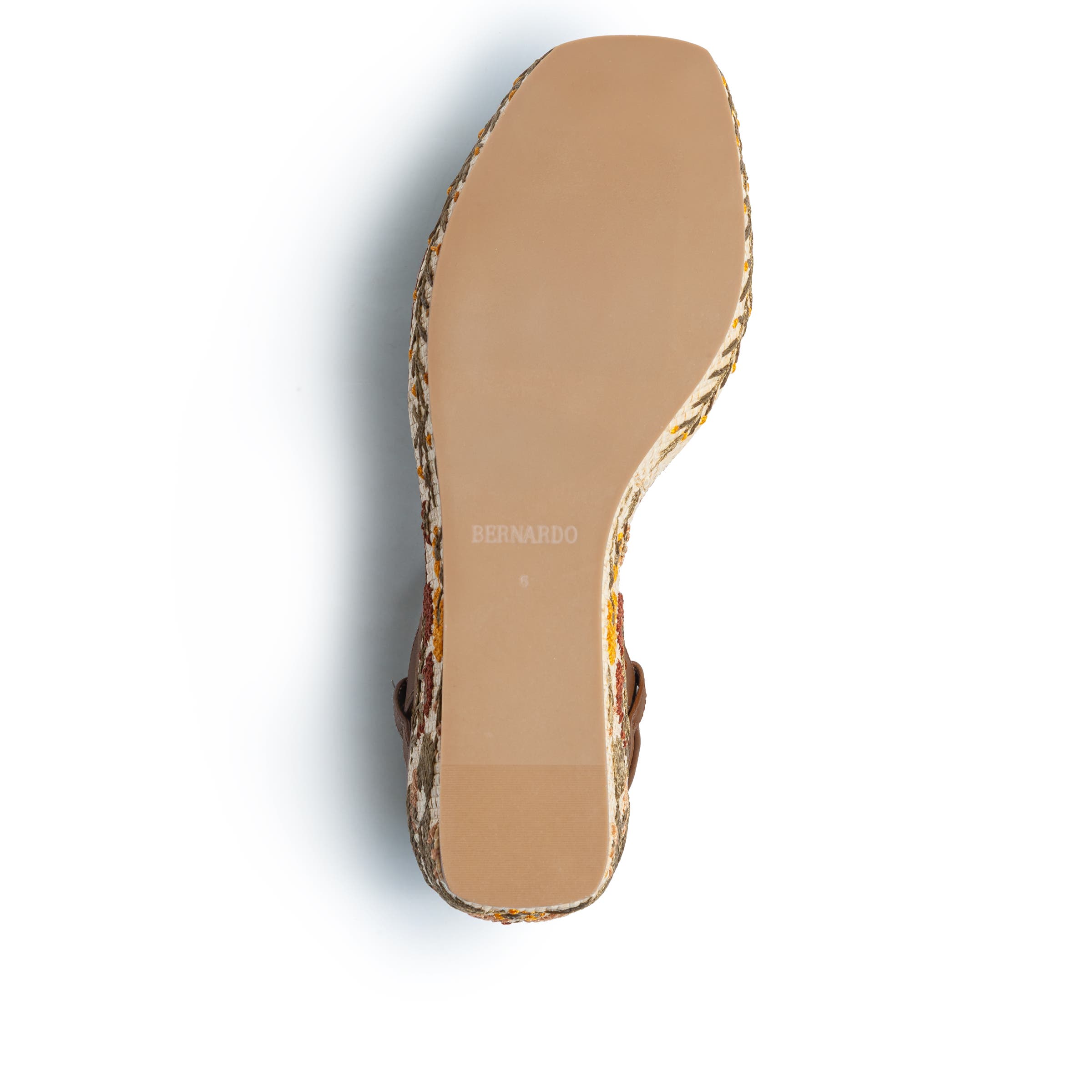 Cario Wedge Sandal, Alternate, color, SADDLE
