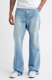 HONOR THE GIFT Dart Five-Pocket Fray Hem Jeans