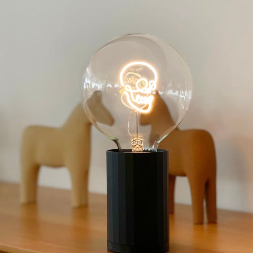 Mitb Skull Portable Table Lamp In Green