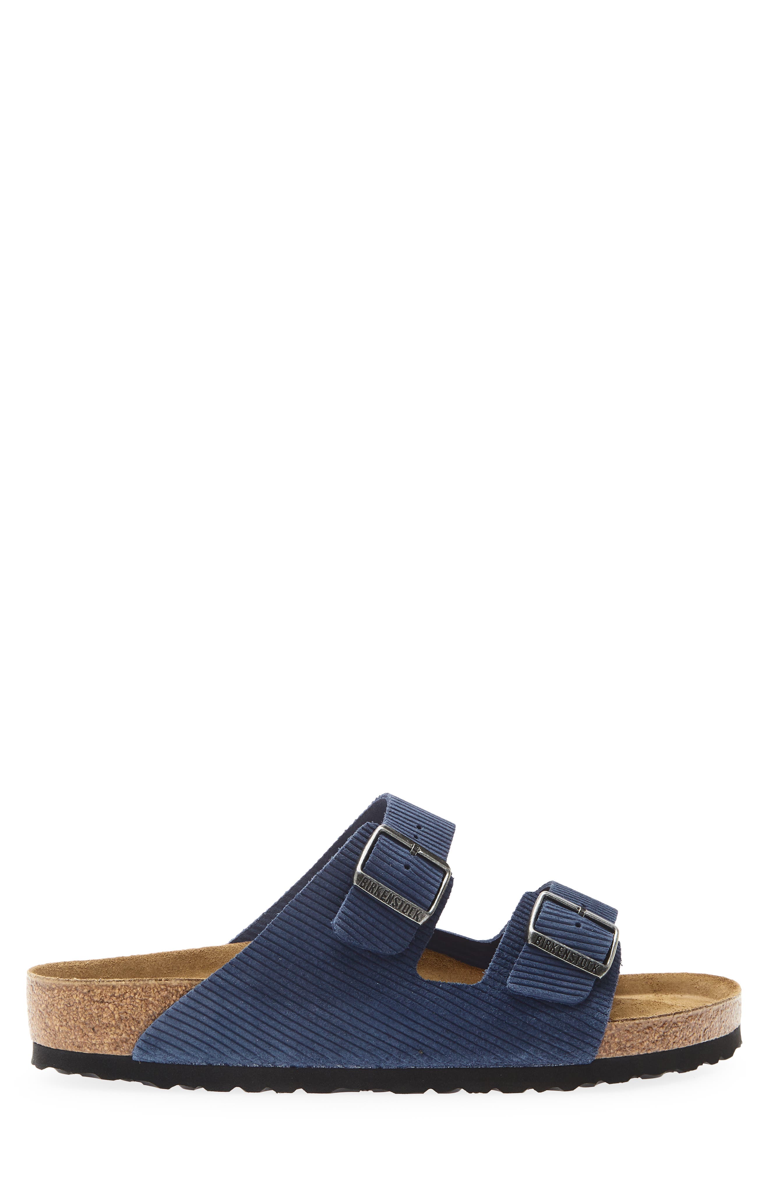 Arizona Corduroy Slide Sandal, Alternate, color, INDIGO BLUE