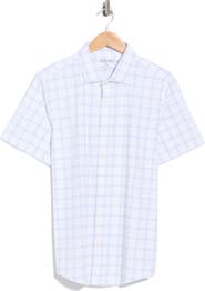 Rhone State of Mind Plaid Short Sleeve Button-Up Shirt