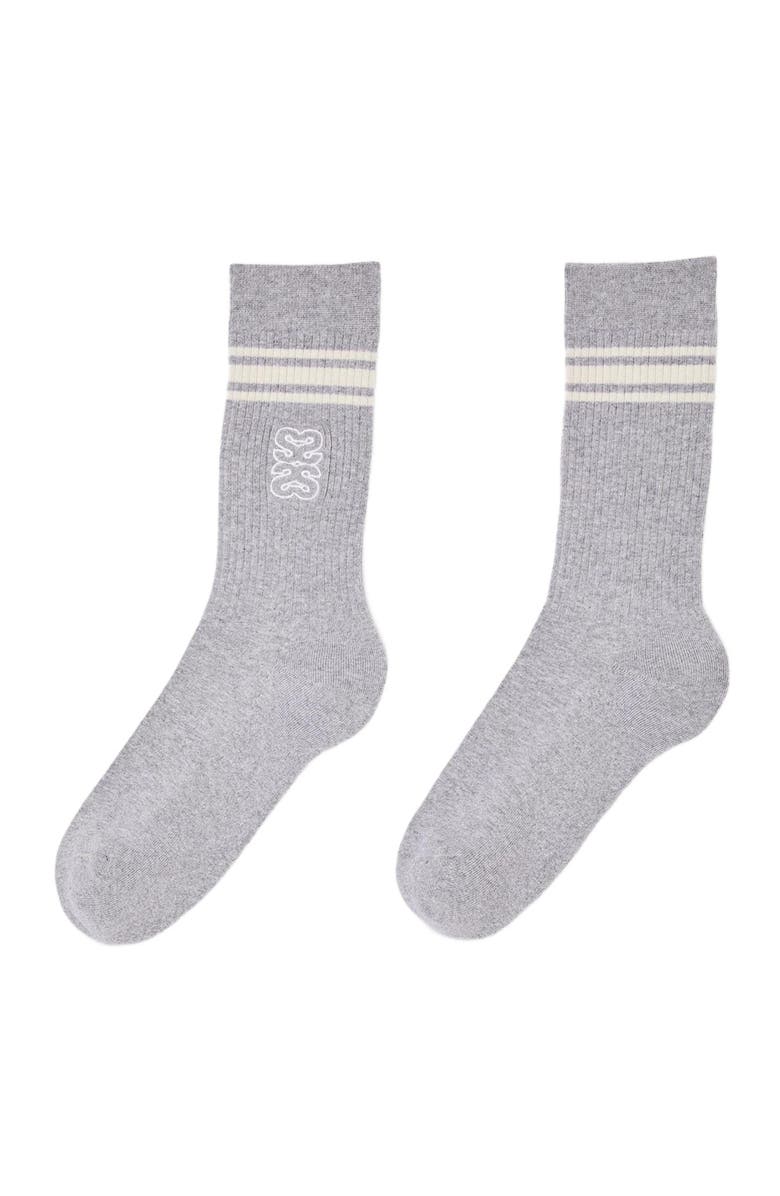SANDRO Embroidered socks, Main, color,