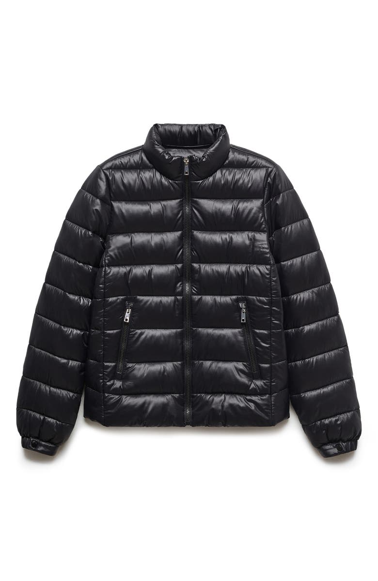 MANGO Quilted Water Repellent Puffer Jacket, Main, color,