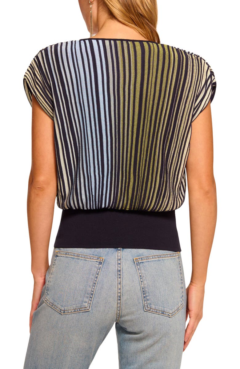 Ramy Brook Vanessa Colorblock Dolman Sleeve Top, Alternate, color, Ombre Stripe