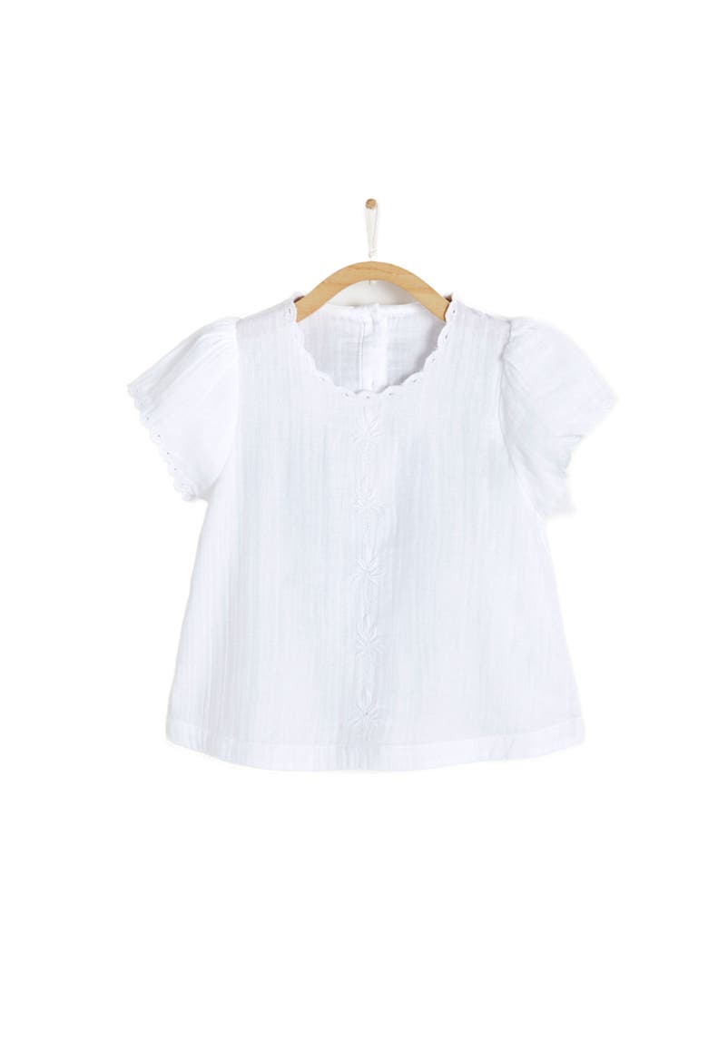 Premium Cotton Indira Blouse for Toddler, Main, color, OFF WHITE