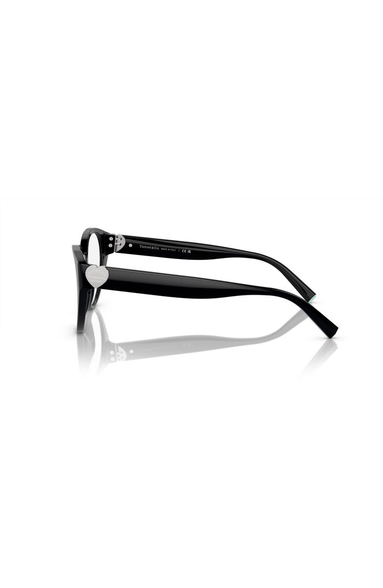 Tiffany & Co. 53mm Phantos optical glasses, Alternate, color, Black