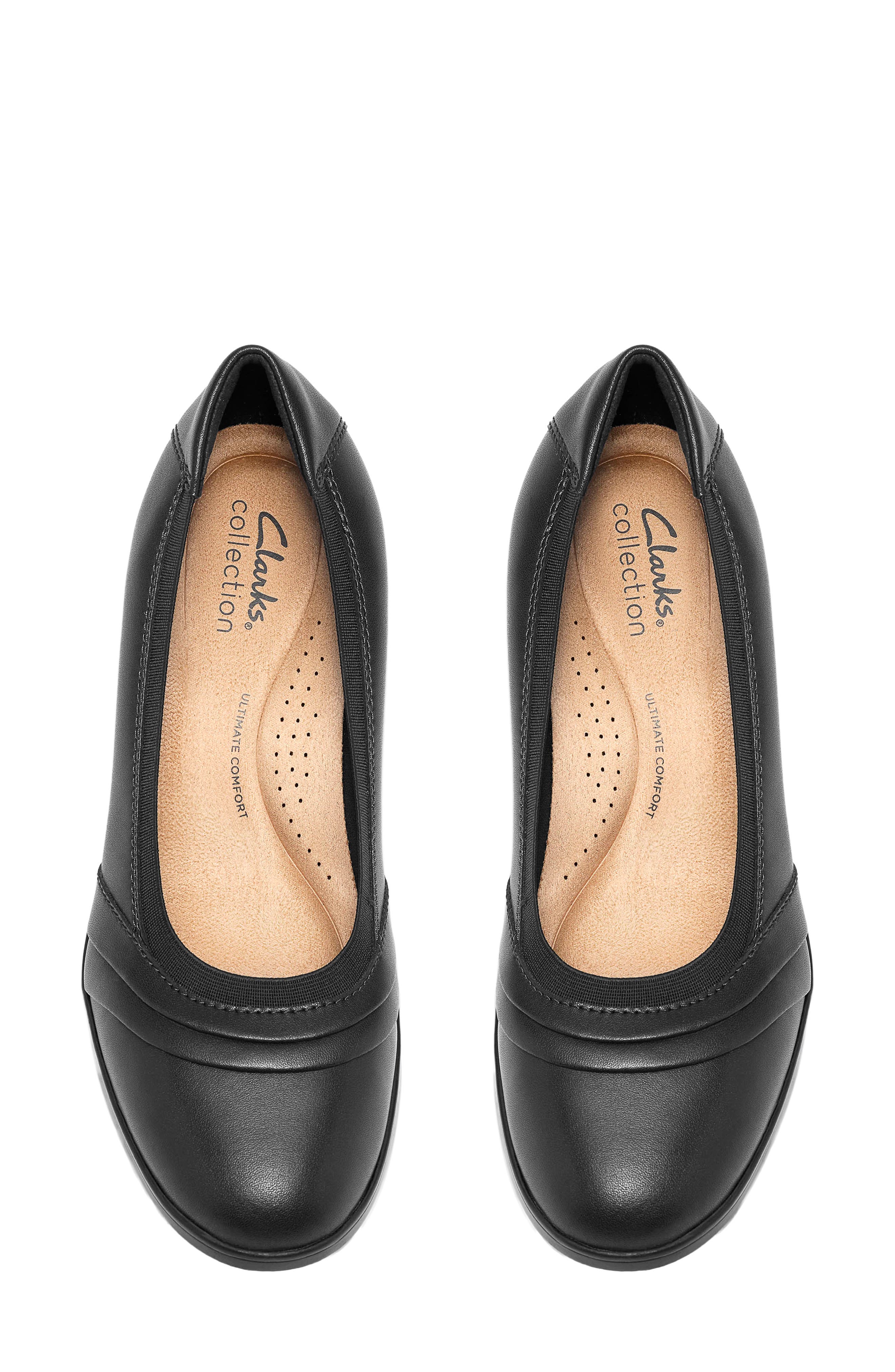 Emily 2 Gracie Pump, Alternate, color, BLACK LEATHER
