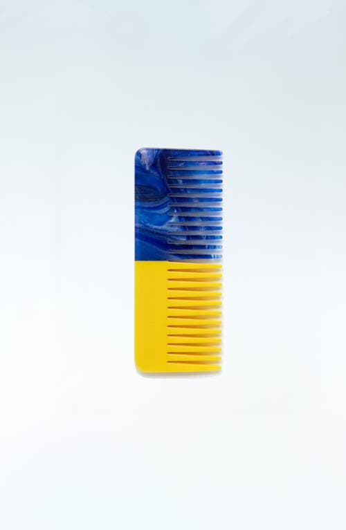 Dries Van Noten Bleu & Yellow Resin Comb