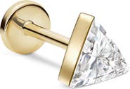 MARIA TASH Diamond Triangle Single Stud Earring
