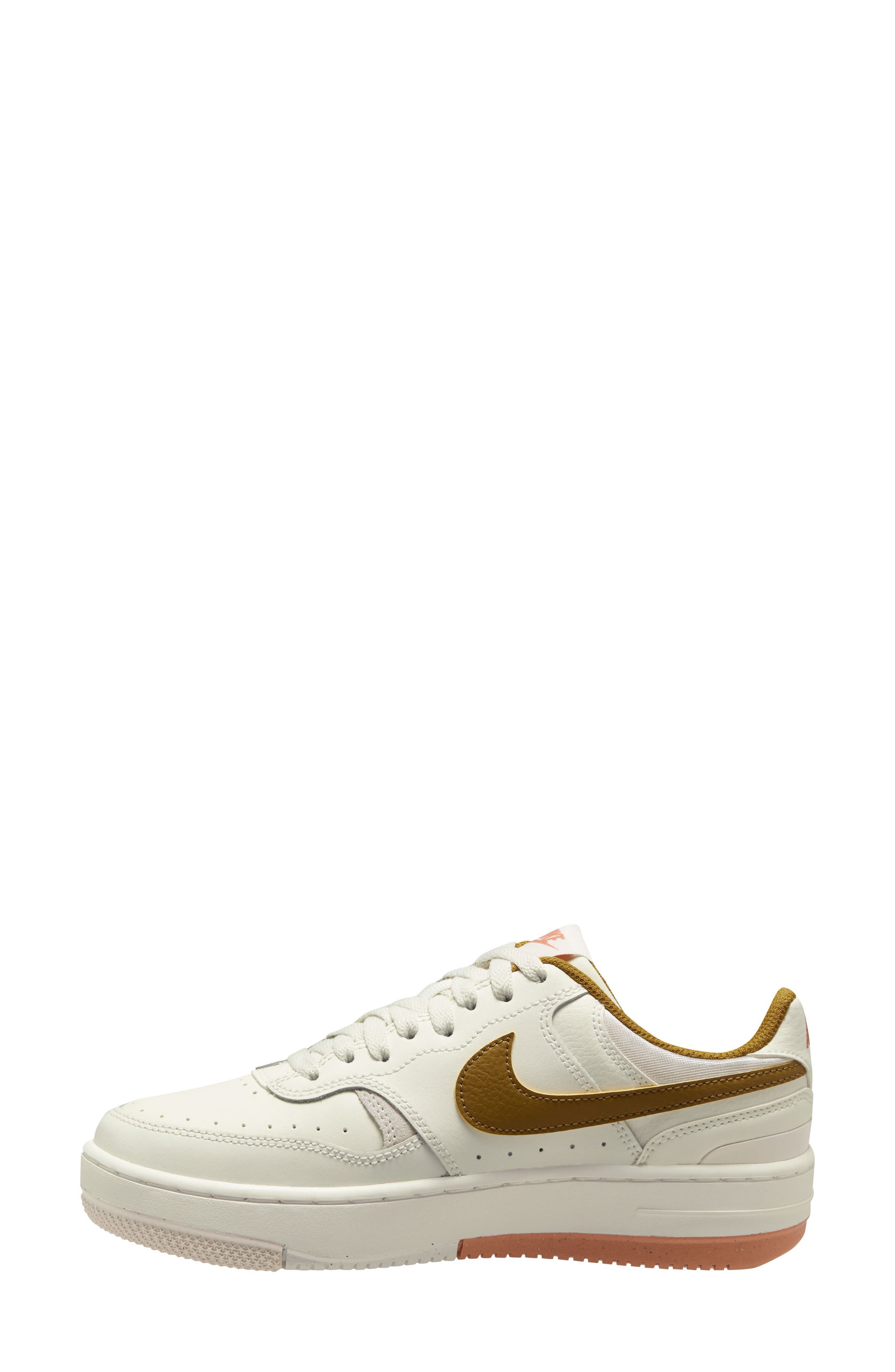 Nike Gamma Force Sneaker, Alternate, color, Sail/ Bronzine/ Brown