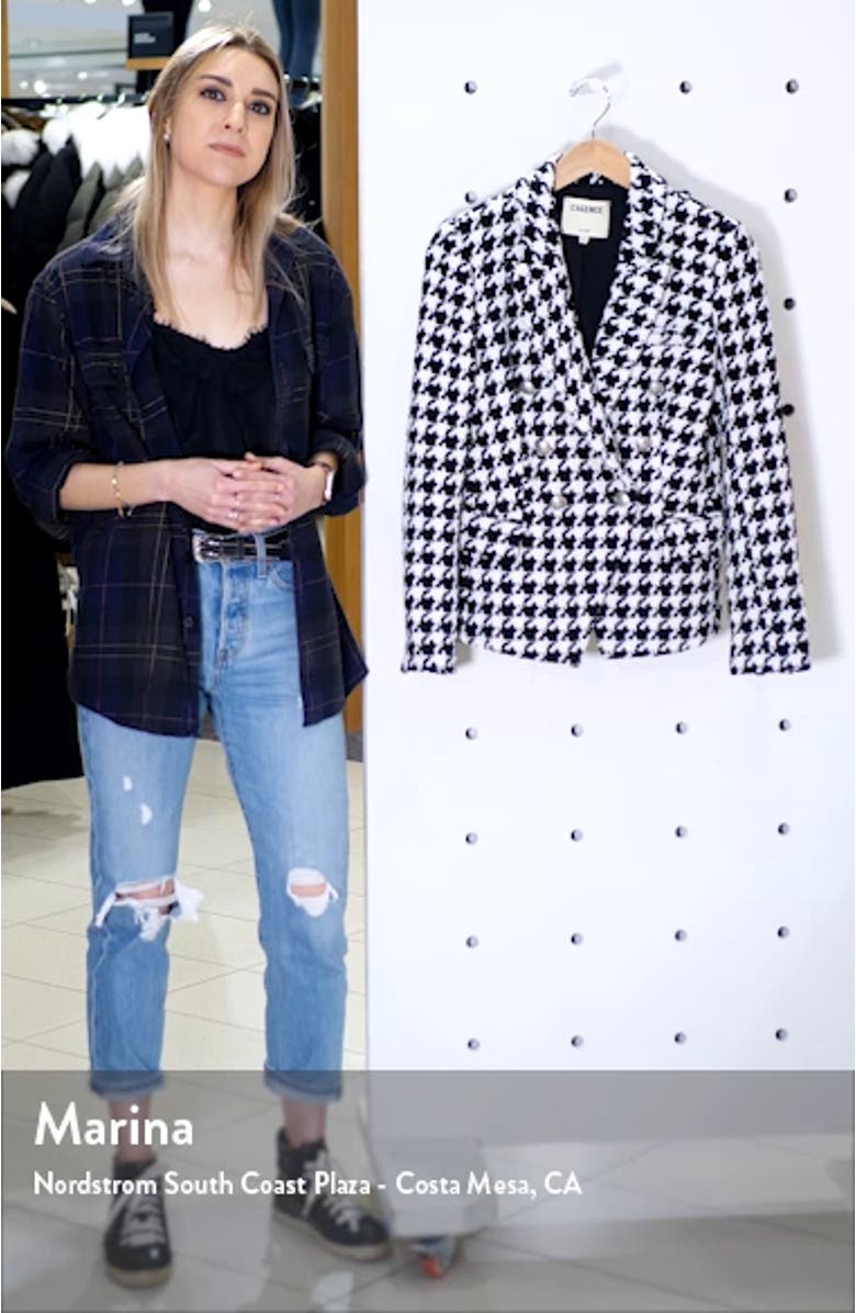 Kenzie Houndstooth Blazer, sales video thumbnail