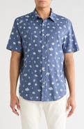 14th & Union Short Sleeve Linen Blend Shirt