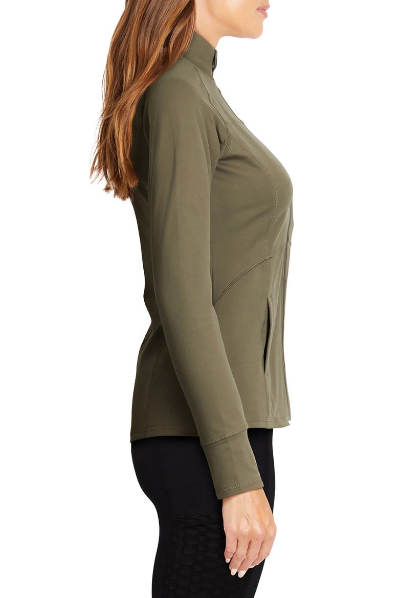Revival Zip Front Jacket, Alternate, color, DUSTY OLIVE
