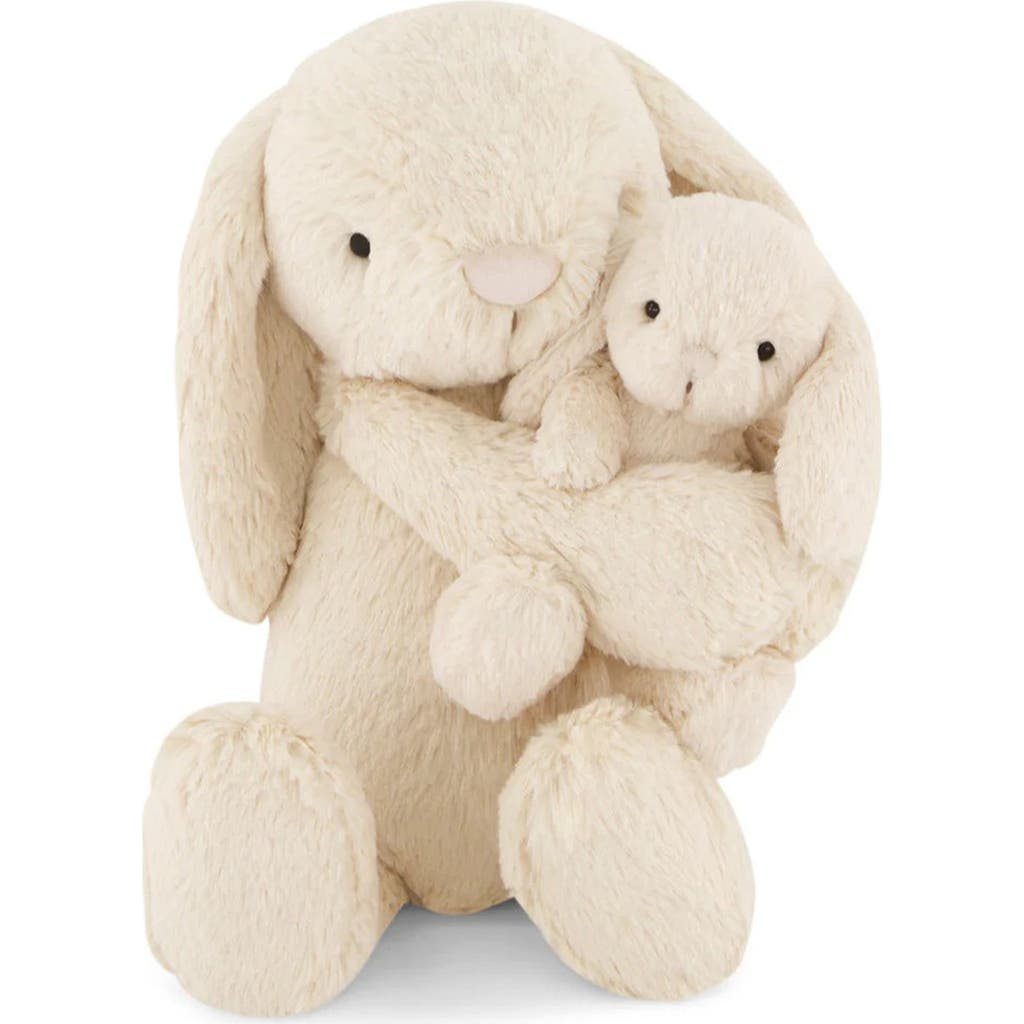 Snuggle Bunnies Stuffed Animal Frankie The Hugging Bunny In Neutral