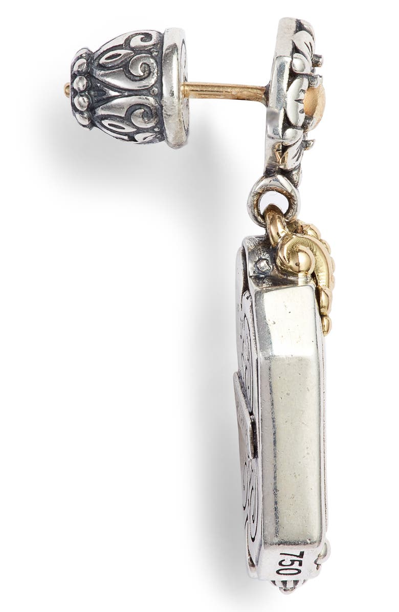 Konstantino Calypso Shield Drop Earrings, Alternate, color, 