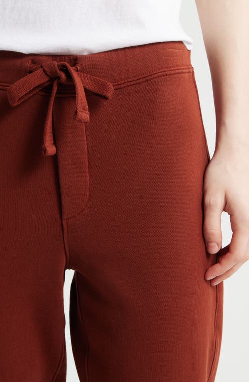 Frank & Eileen Christine Raw Tulip Hem Cotton Fleece Joggers