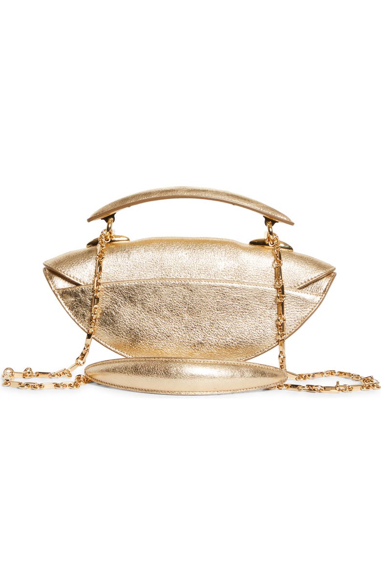 Zimmermann Wavelength Metallic Top Handle Bag, Alternate, color, Light Gold